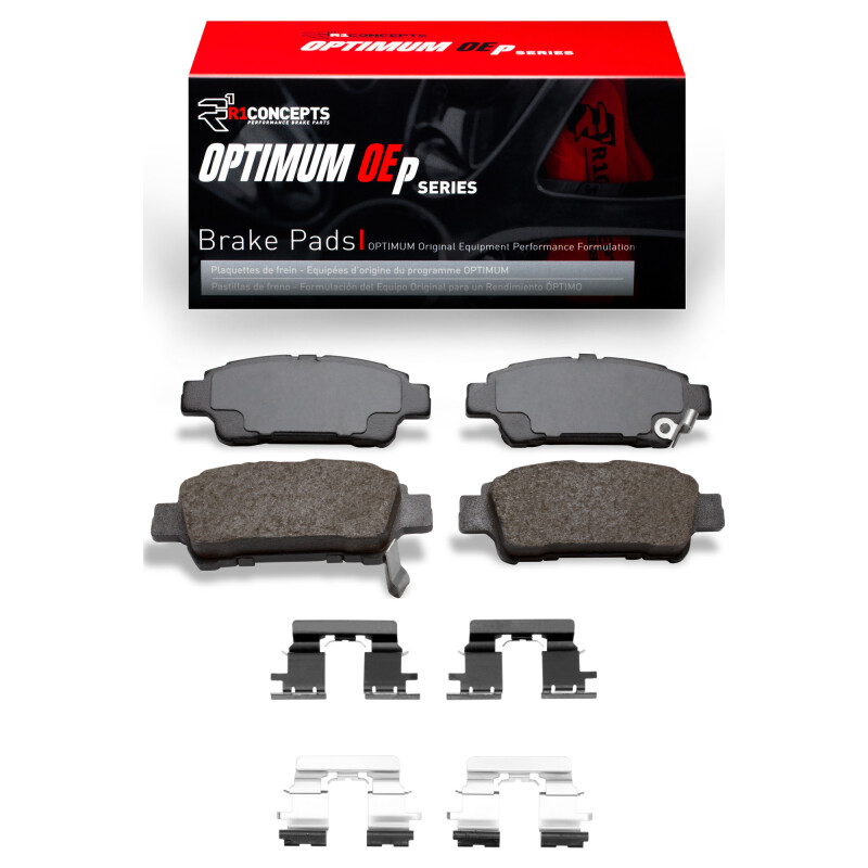 Toyota Sienna Brake Pads - Rear - R1 Concepts - Optimum OE - `04-`10